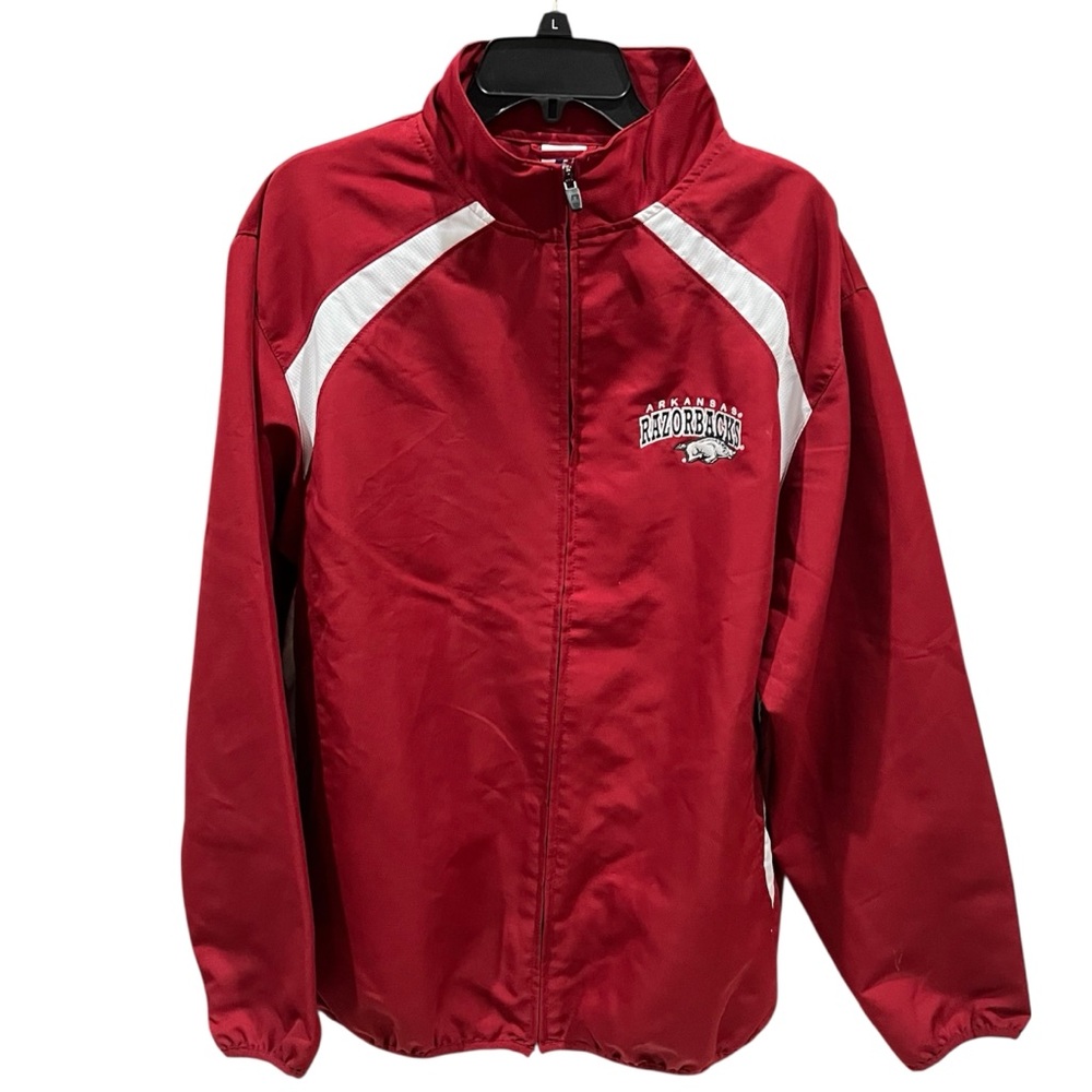 Russell Athletic Arkansas Razorbacks Full Zip Jacket Size Large